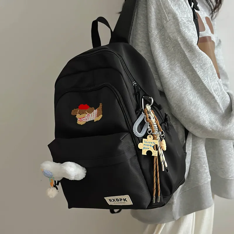 Cute Japanese Backpack for Girls, Large Capacity Lightweight Daypack for School - 3
