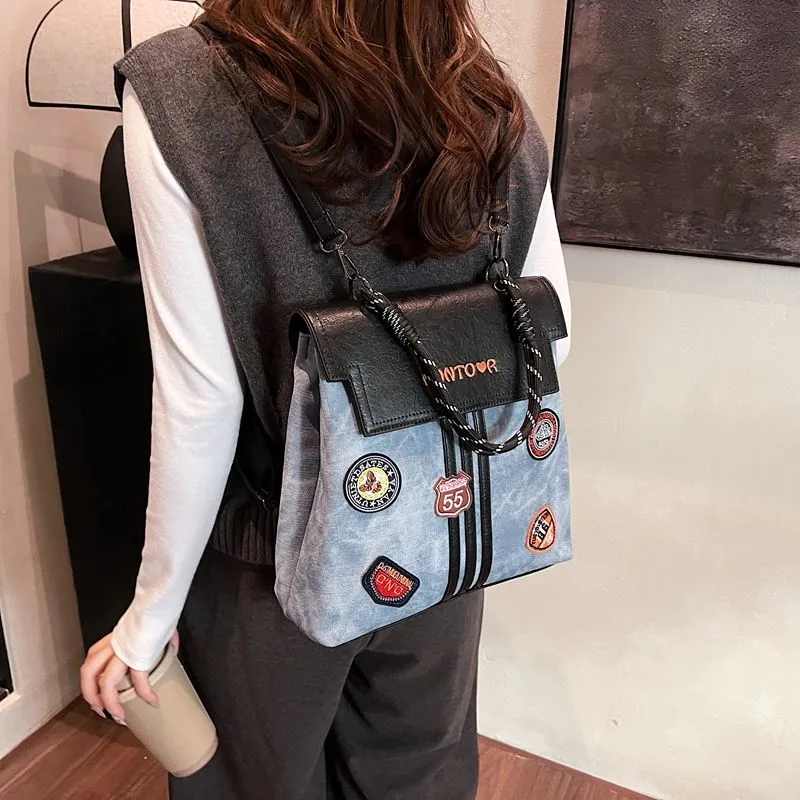 2025 Vintage College Backpack, Large Capacity Daypack for Travel - 5