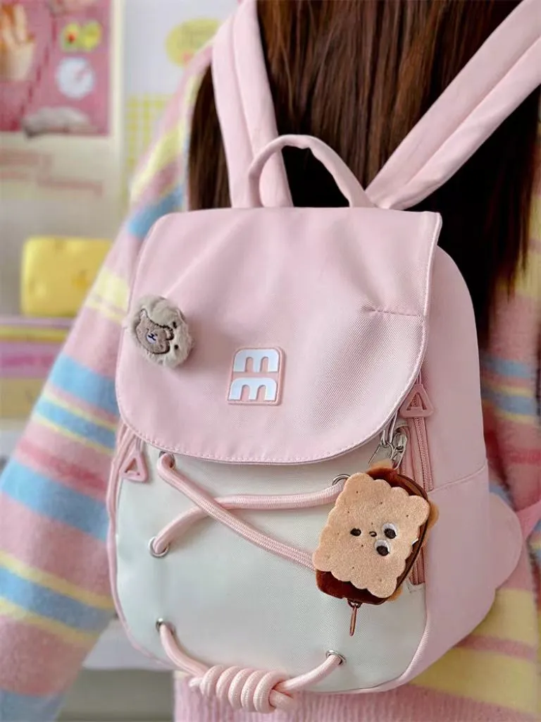Cute Japanese Style Backpack for Women, Small Travel Daypack for Commute & School - 1