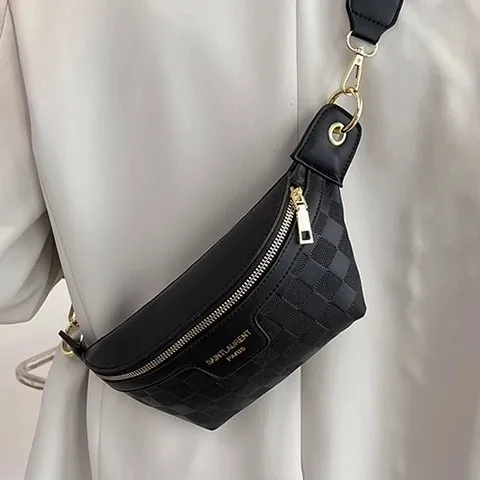 Leather Waist Bag for Women 2025 Fashion Crossbody Sling Bag - 3