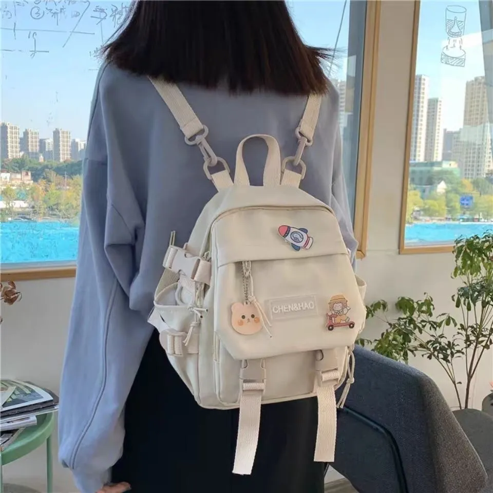 Mini Backpack for Women, Cute Ins Style Shoulder Crossbody Bag, Multi-functional Small Backpack - 1