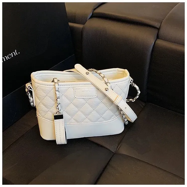 Quilted Chain Shoulder Bag 2025 Fashion Crossbody Bag with Zipper - 3
