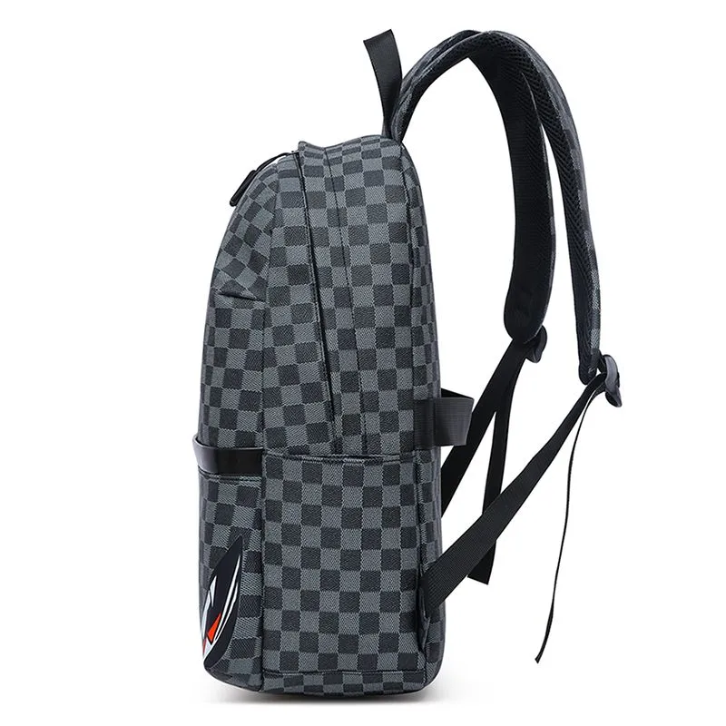 2025 Men's Backpack Large Capacity Laptop Bag Fashion Student Backpack - 3