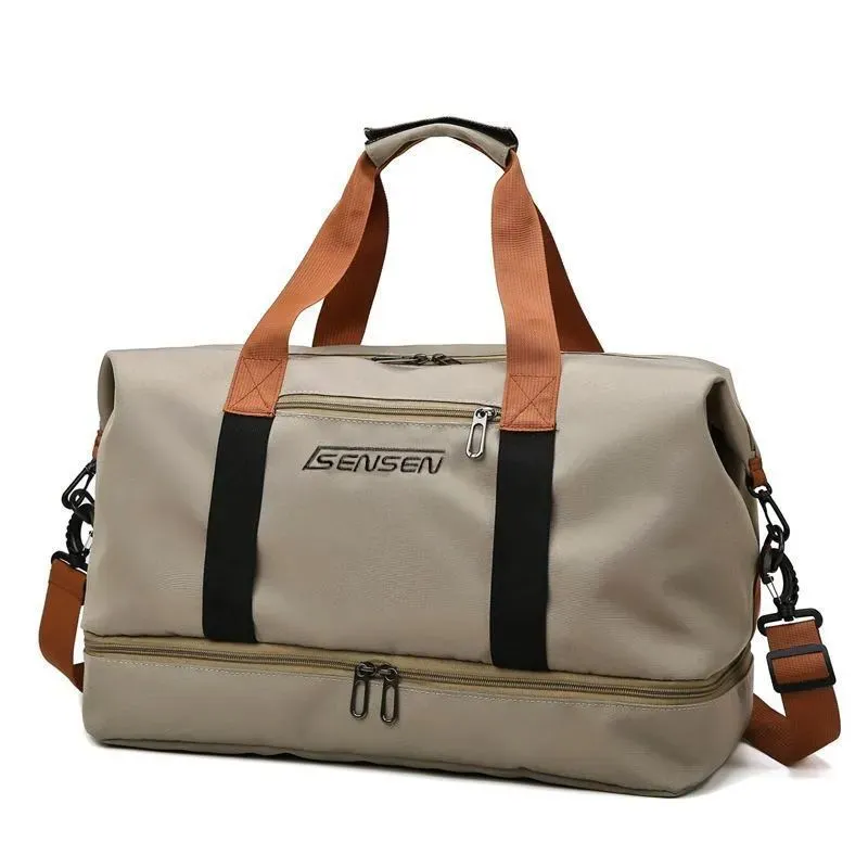 Waterproof Duffle Bag Large Capacity Gym Sports Travel Tote - 1