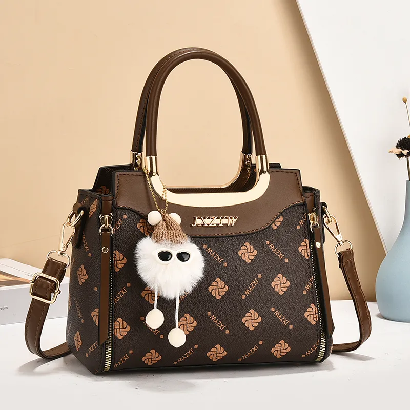 Stylish Printed Tote Bag for Women, Large Capacity Crossbody Handbag - 1