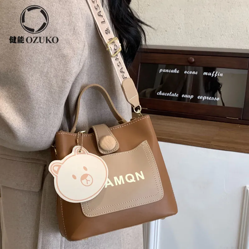 Women's Bucket Bag 2025 New Spring Fashion Shoulder Crossbody Bag - 4