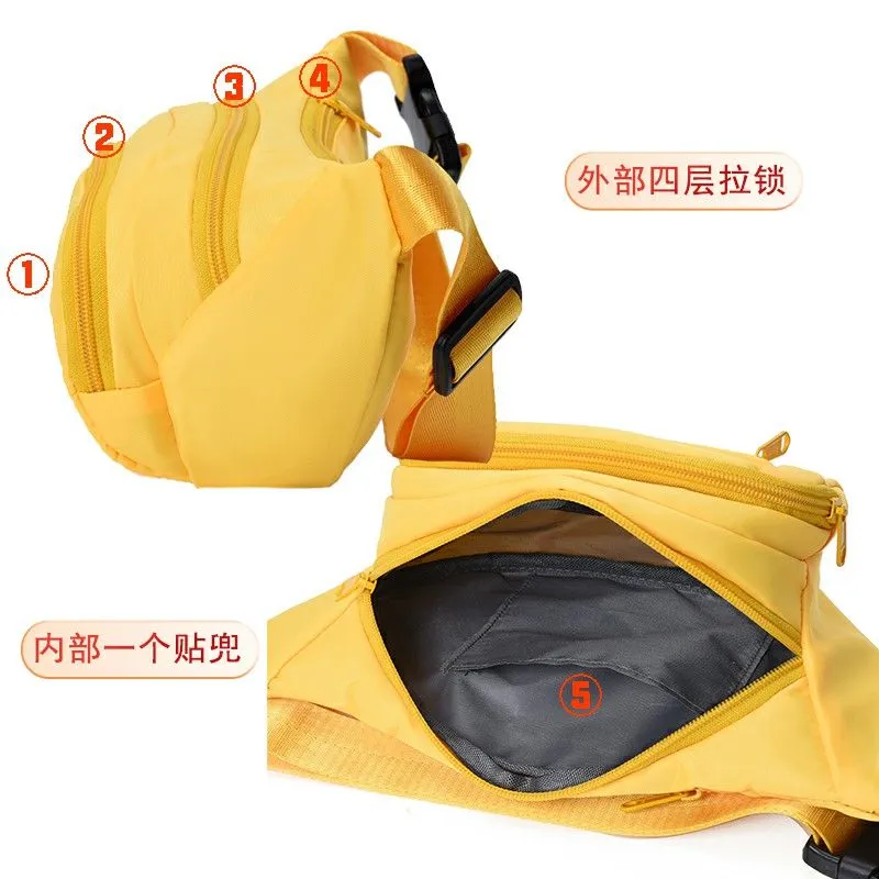 Women's Waist Bag with Multiple Pockets for Running & Outdoor Sports - 5