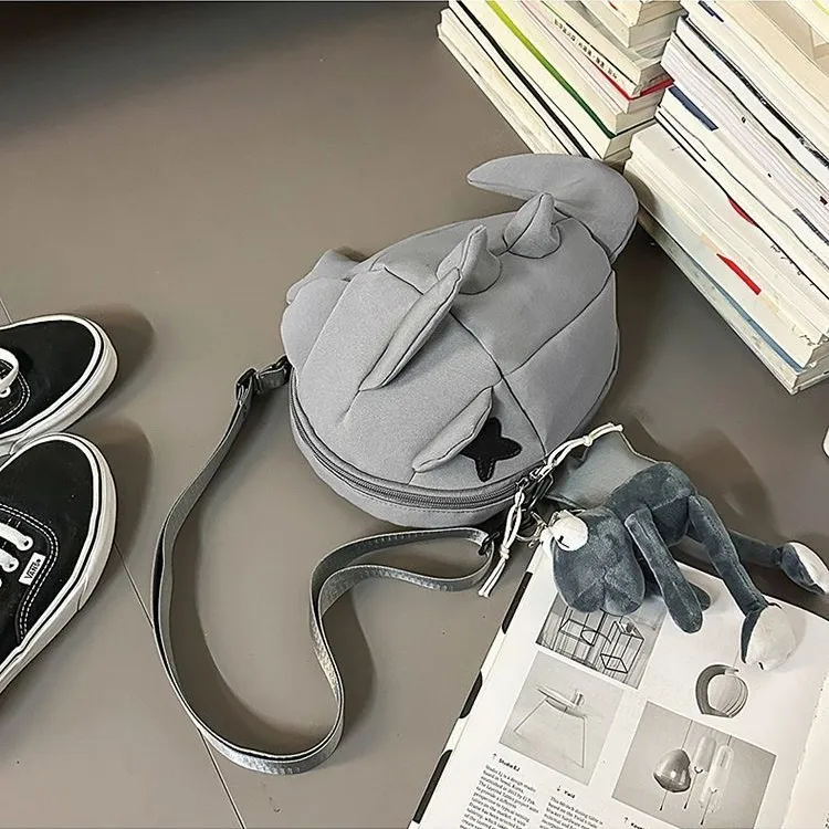 Shark Shoulder Bag 2025 New Trendy Unisex Crossbody Backpack - 5