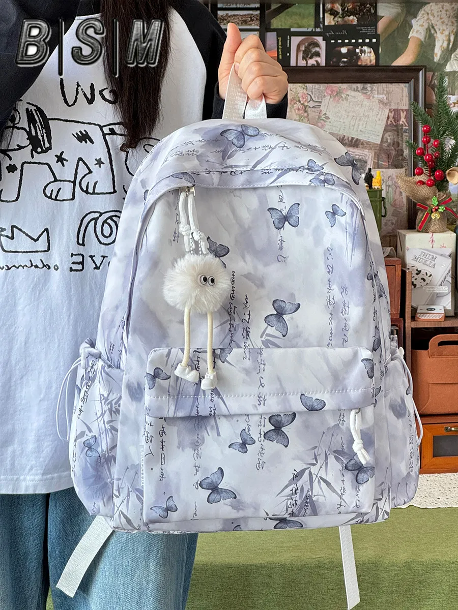 Mini Backpack for Women, Small Print Rucksack, Lightweight Daypack - 1