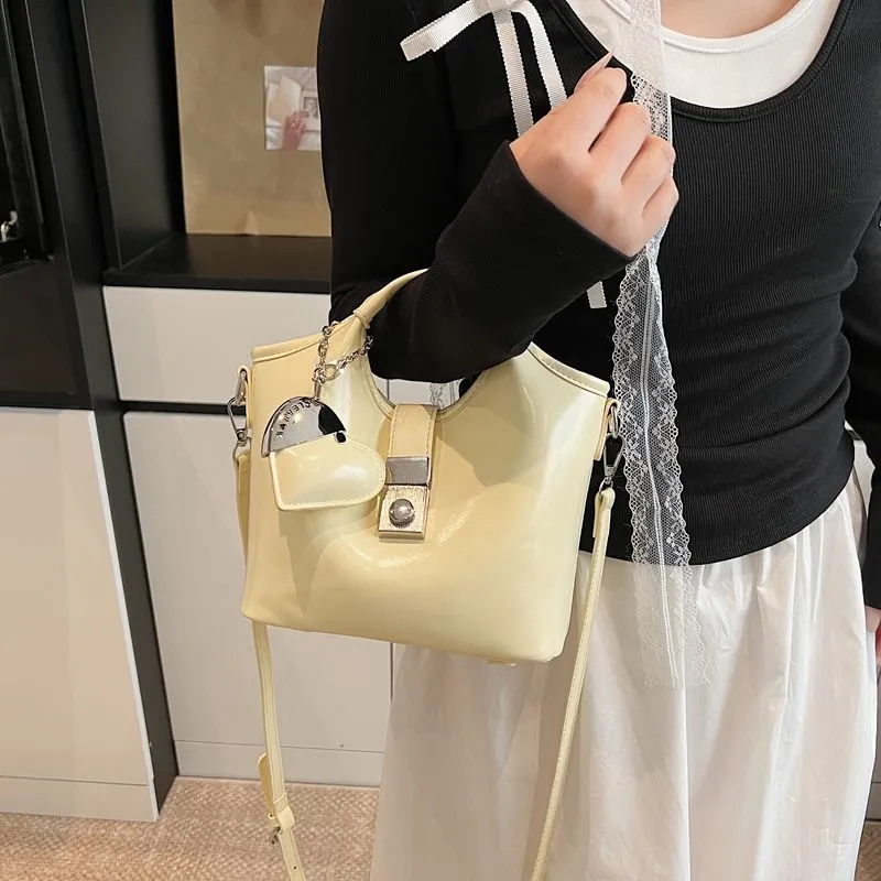 Bucket Bag Women Tote Shoulder Bag Minimalist Set - 2
