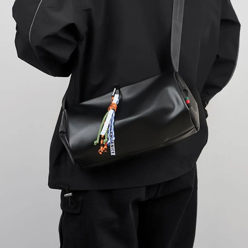 2025 Men's Crossbody Bag, Casual Sling Bag, Unisex Cylinder Bag - 1