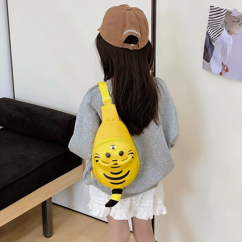 Kids Waist Bag, Cute Hard Shell Crossbody Chest Pack for Girls Age 3-6 - 1