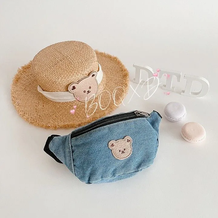 Kids Waist Bag with Cute Bear Design, Mini Crossbody Pack for Boys & Girls - 2