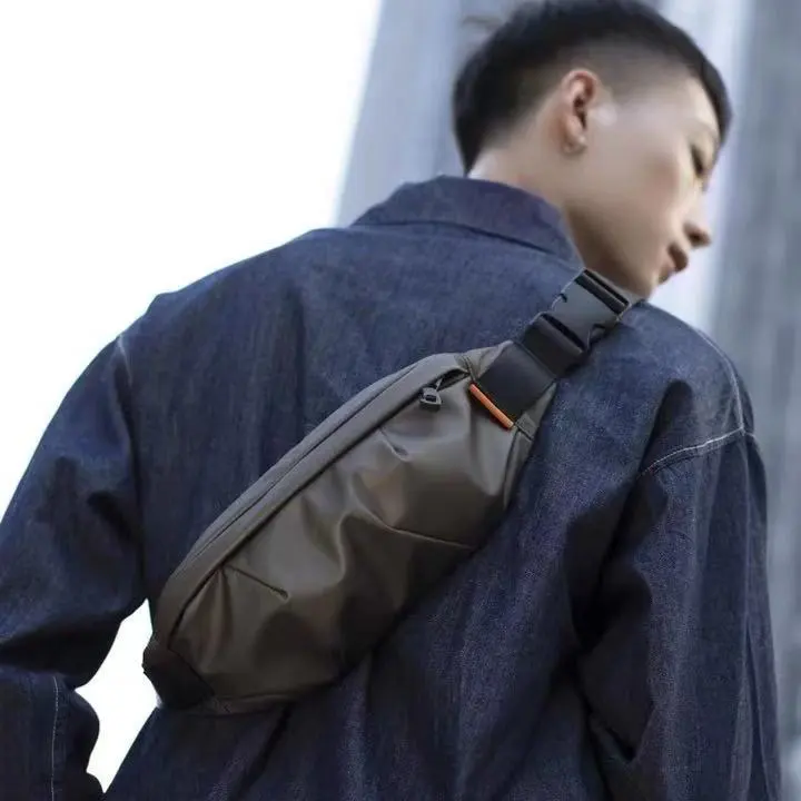 Men's Waist Bag Small Lightweight Crossbody Sling Pack Summer Casual - 1