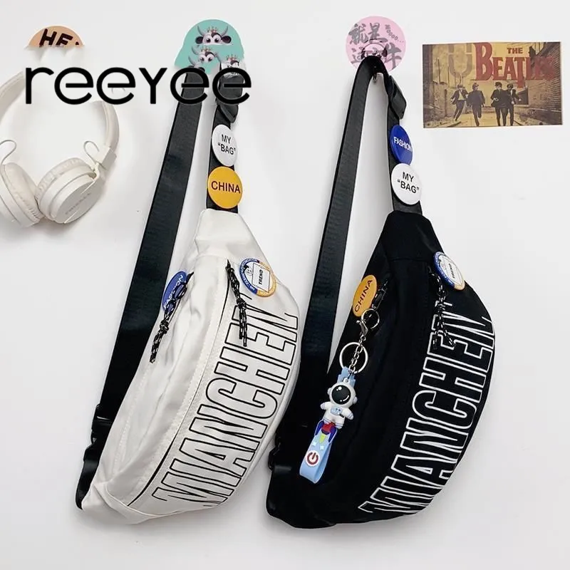 Waist Bag for Men, Nylon Crossbody Sling Backpack for Gym Cycling - 4