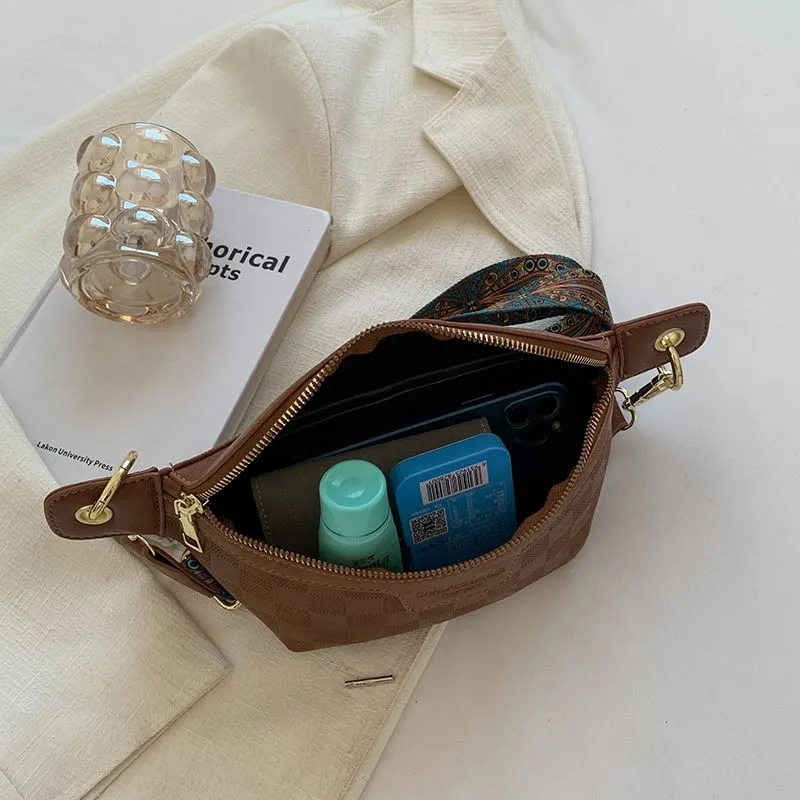 Retro Small Crossbody Bag 2025 Fashionable PU Mini Bag for Women - 4