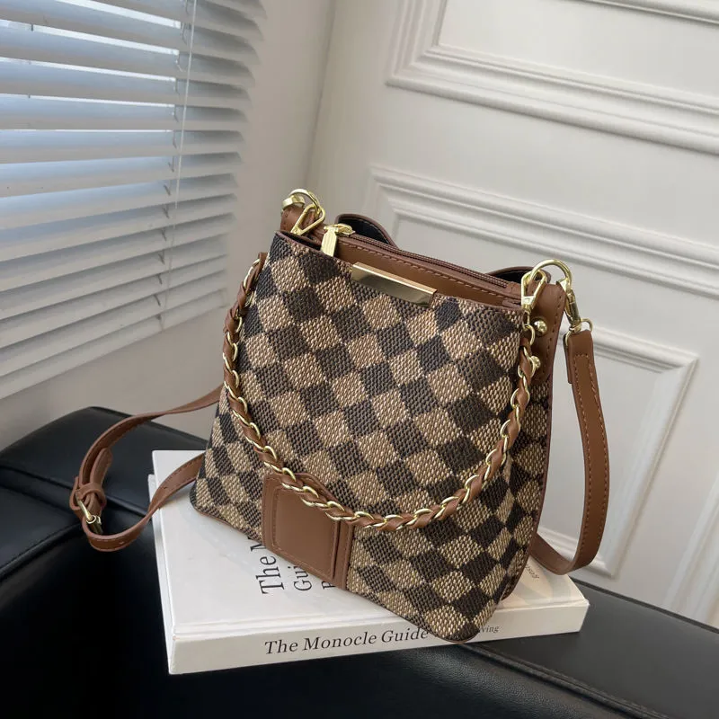 Bucket Bag 2025 Fashion Leopard Print Crossbody Bag for Women - 1