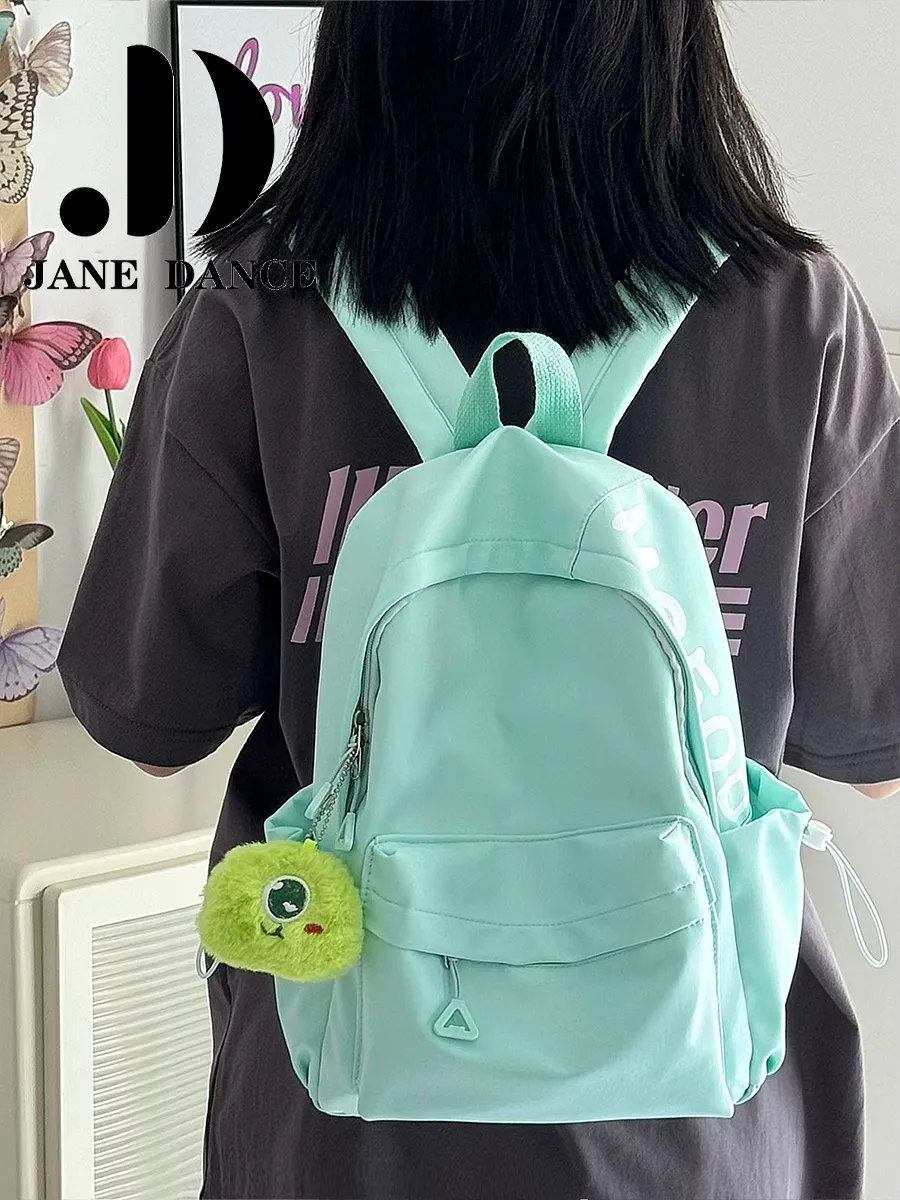 Minimalist Backpack for Women Large Capacity Rucksack Simple Style - 4