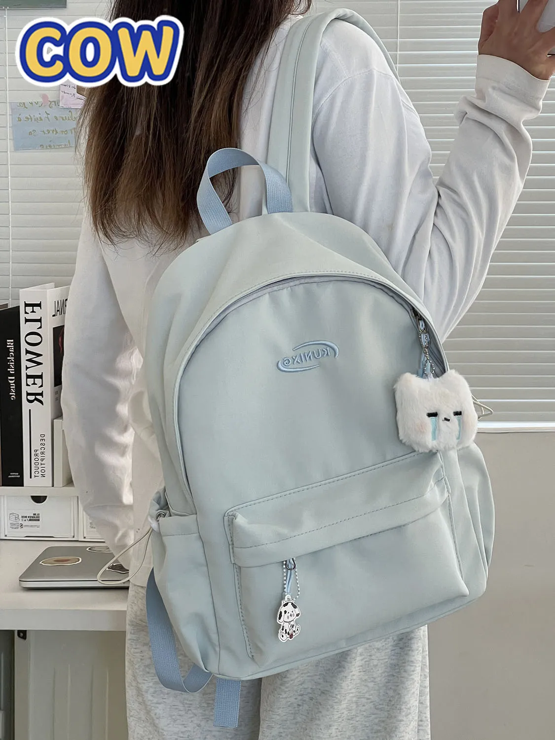 Lightweight Ins Style Backpack for Women Students, Travel Daypack - 3