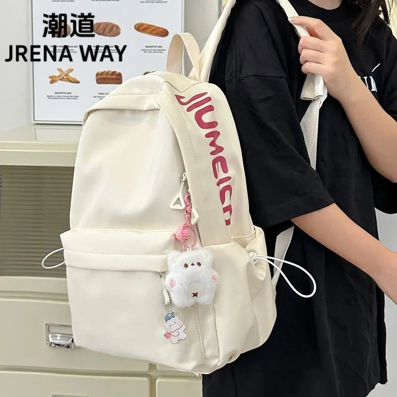 Minimalist College Backpack for Women, Large Capacity Laptop Bag for School & Commute - 4