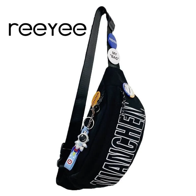 Waist Bag for Men, Nylon Crossbody Sling Backpack for Gym Cycling - 5