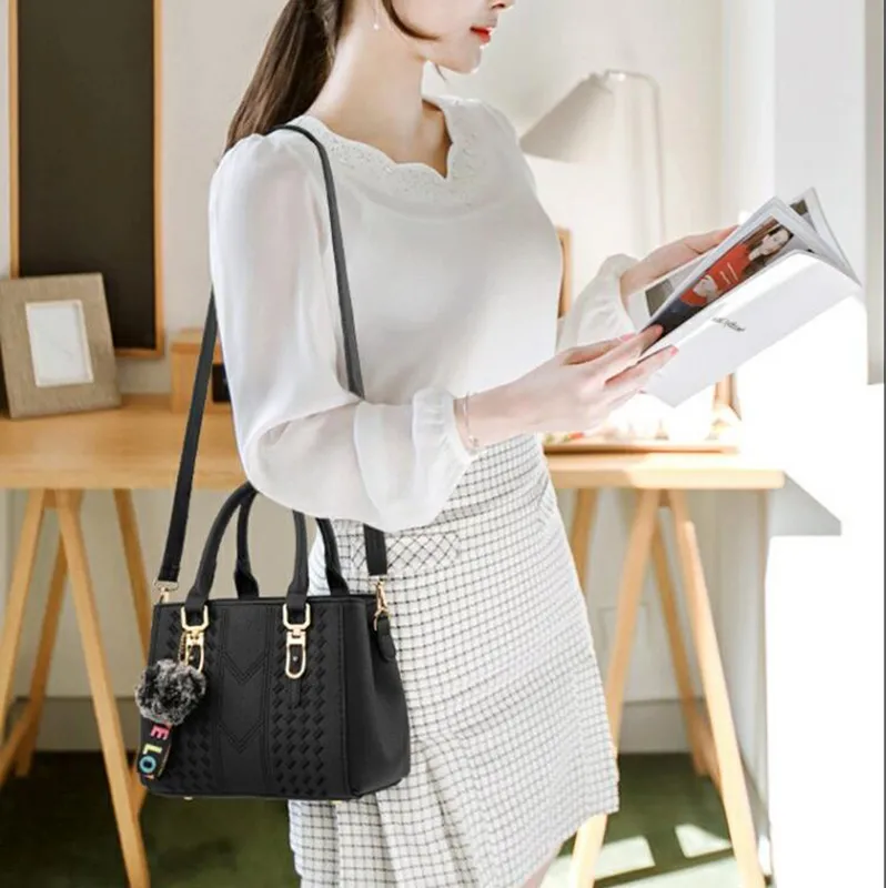 Stylish Large Tote Bag for Women, Crossbody Shoulder Bag, Fashion Mom Purse - 4