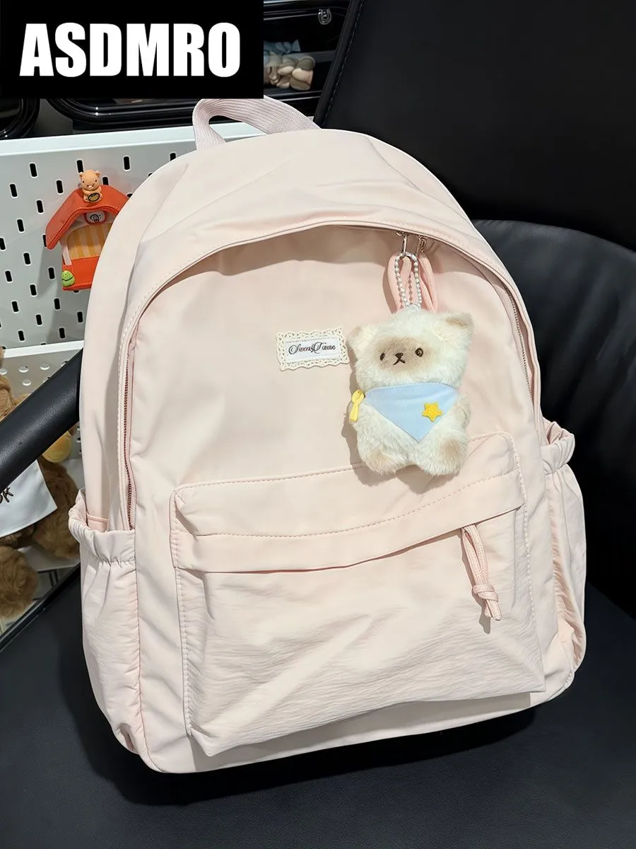 Minimalist Backpack for Women - Japanese Style College School Bag - 2