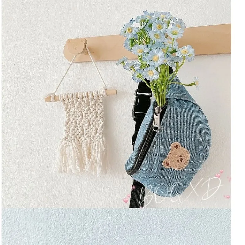 Kids Waist Bag with Cute Bear Design, Mini Crossbody Pack for Boys & Girls - 5