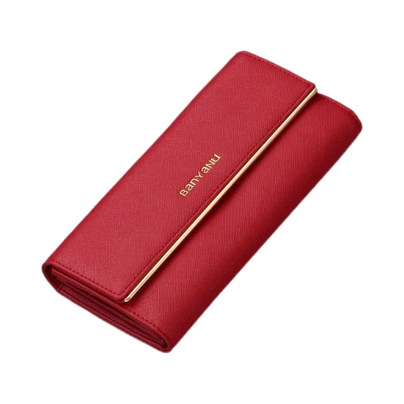 Genuine Leather Wallets for Women 2024 Long RFID Blocking Checkbook Wallet - 1