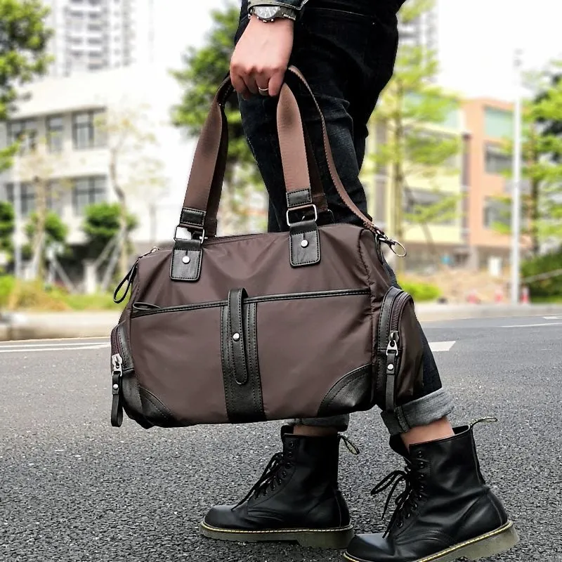 Men's Shoulder Bag Waterproof Oxford Crossbody Bag Business Casual - 2