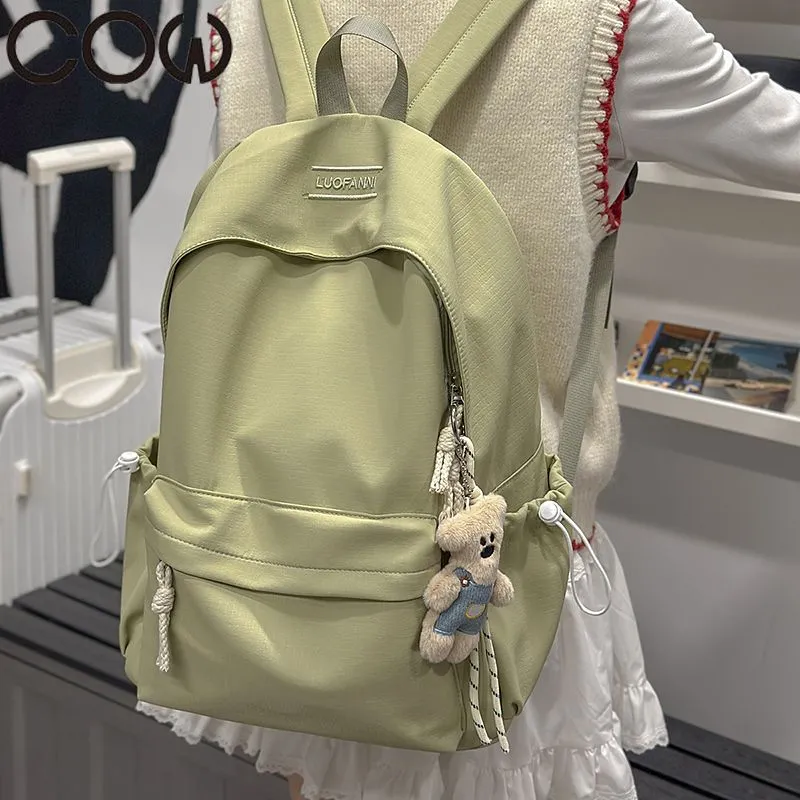 Minimalist Backpack for Women Large Capacity College School Bag Ins Style - 5