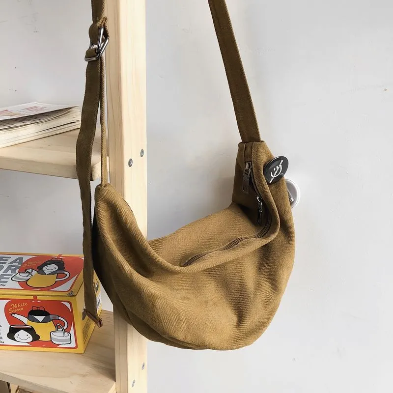 Men's Crossbody Bag Casual Minimalist Japanese Style Shoulder Bag - 1