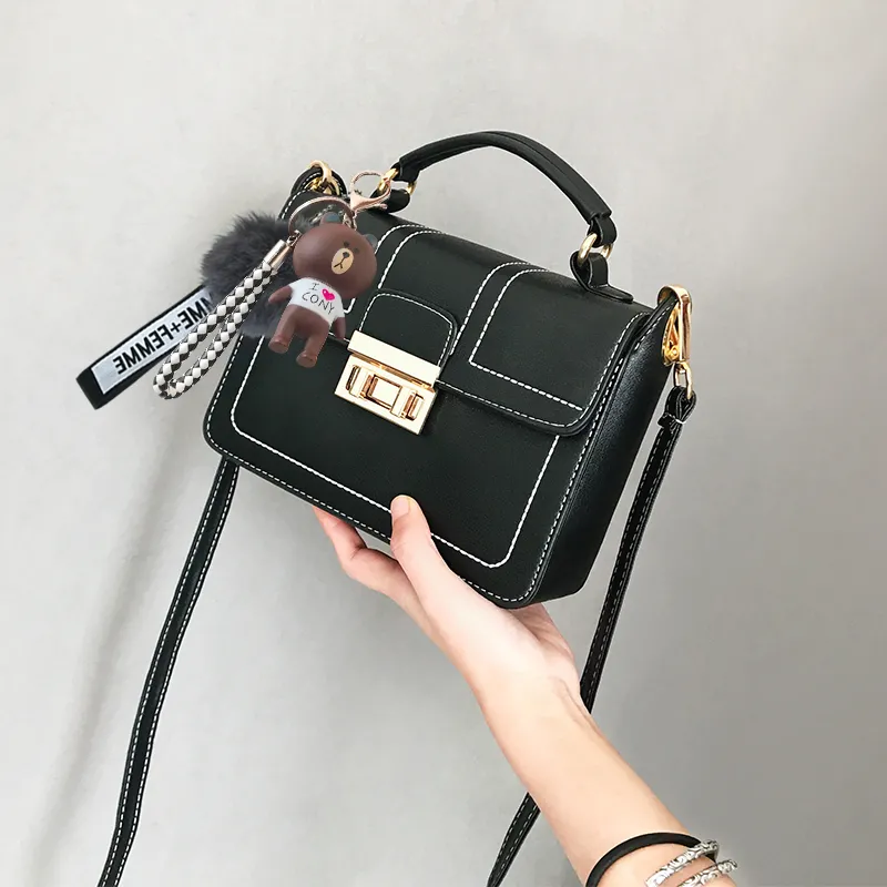 Women's Crossbody Bag 2024 Fashion PU Small Square Shoulder Bag - 3
