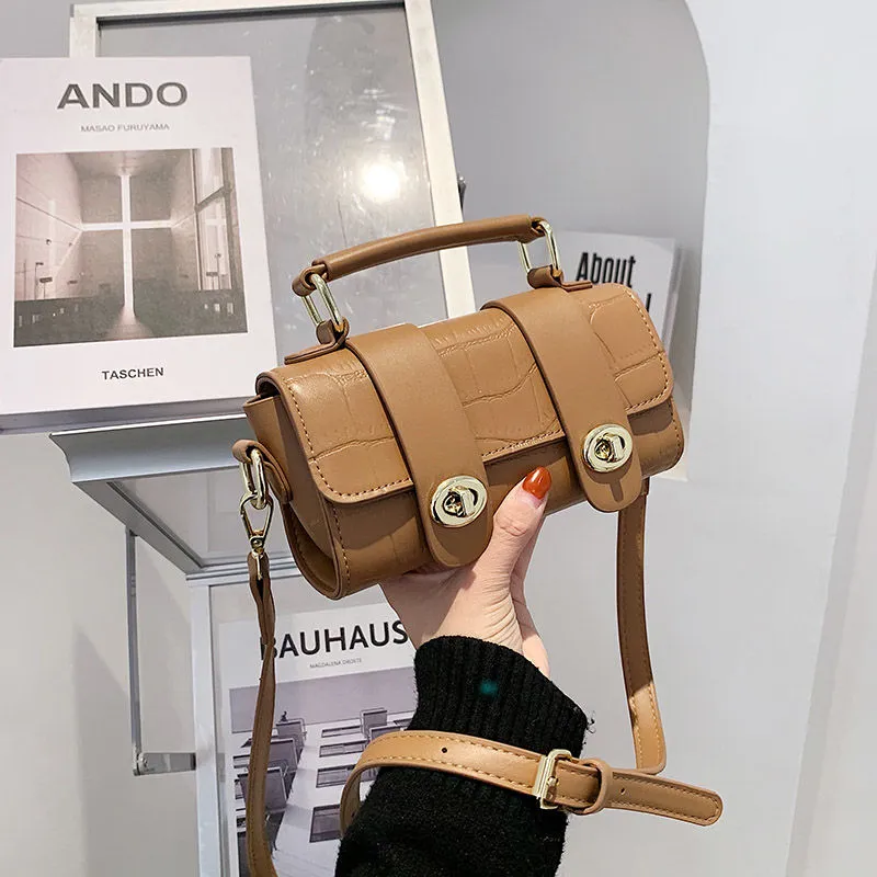 Retro Small Crossbody Bag 2025 New Fashionable PU Shoulder Bag - 4