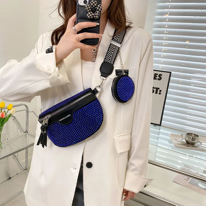 Rhinestone Shoulder Bag 2022 New Fashion Crossbody Bag for Women - 3