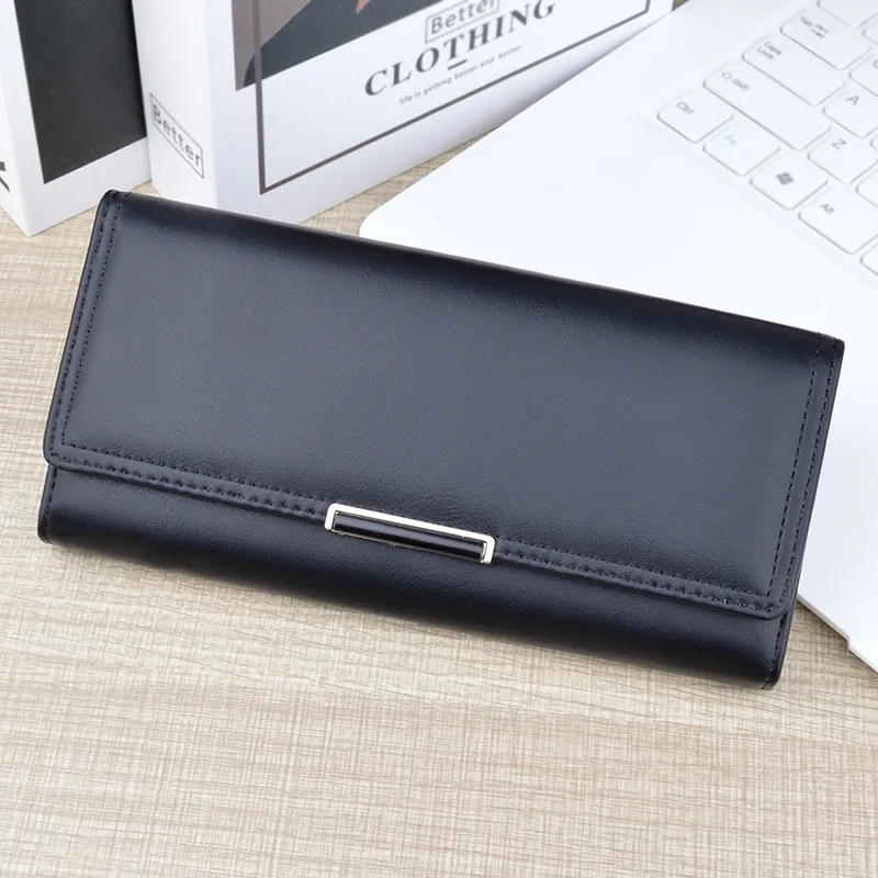 2025 Women's Long Wallet Soft Leather Multi Card Holder Fashion Zippy - 5