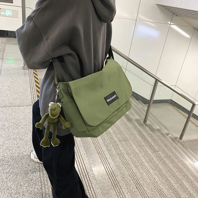 Men's Crossbody Bag Casual Canvas Messenger Bag for Daily Use - 4