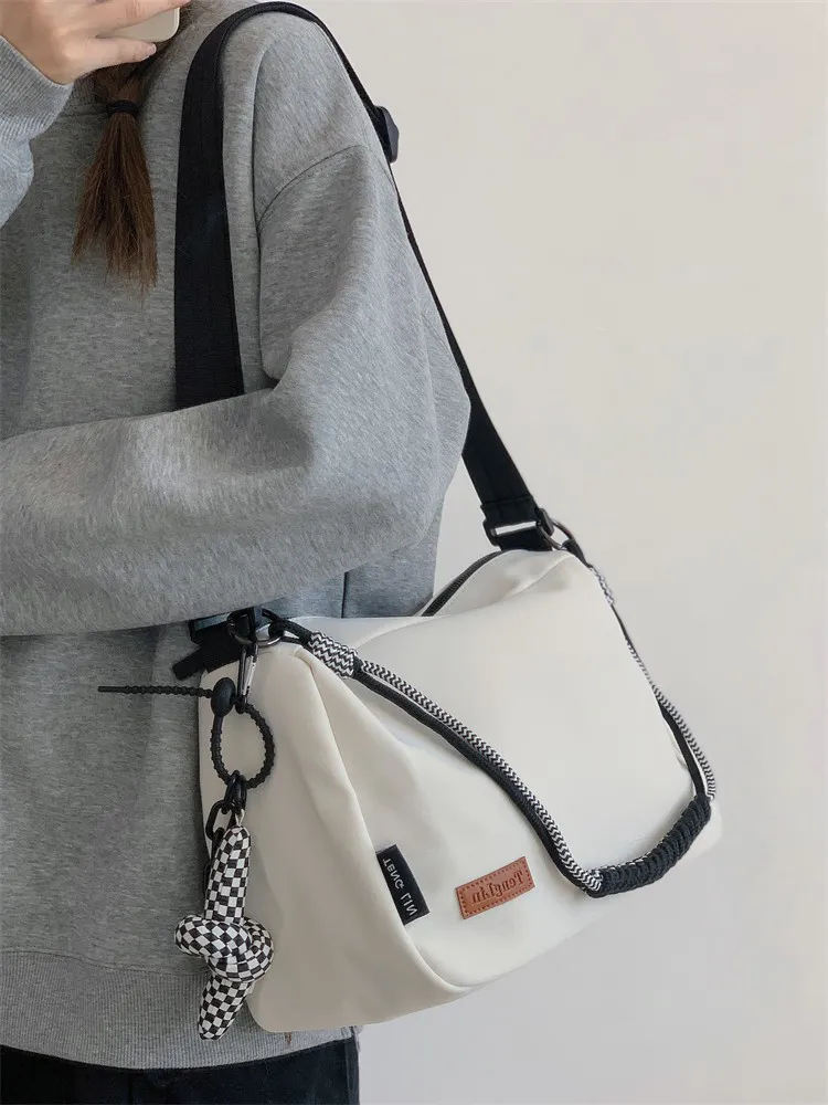 Large Capacity Canvas Crossbody Bag Women 2023 Trendy Waterproof Tote - 2