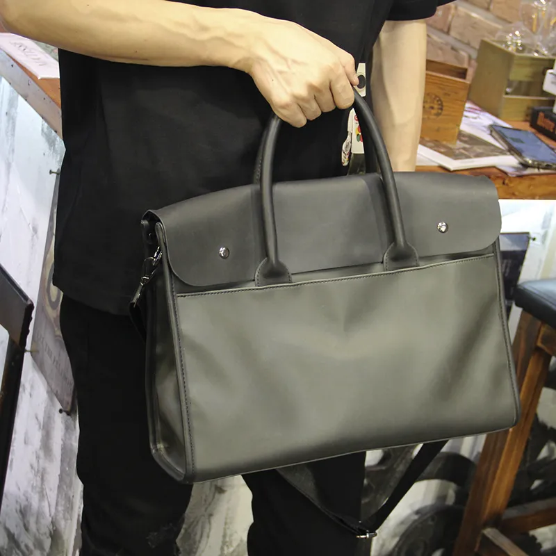 2024 Men's Shoulder Bag, Fashionable Business Briefcase & Crossbody Bag - 1