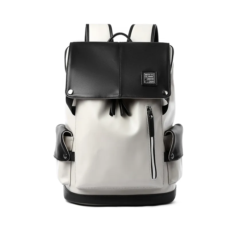 Men's Casual Backpack Large Capacity Travel Daypack College Student Bag - 2