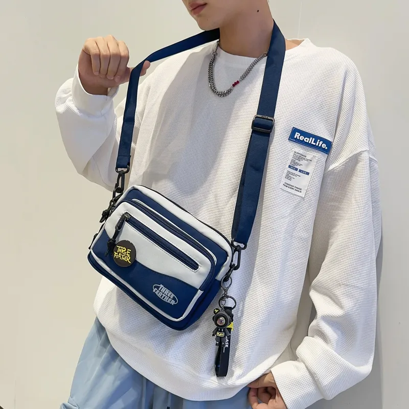 Men's Crossbody Bag Casual Nylon Sling Backpack Daypack - 5