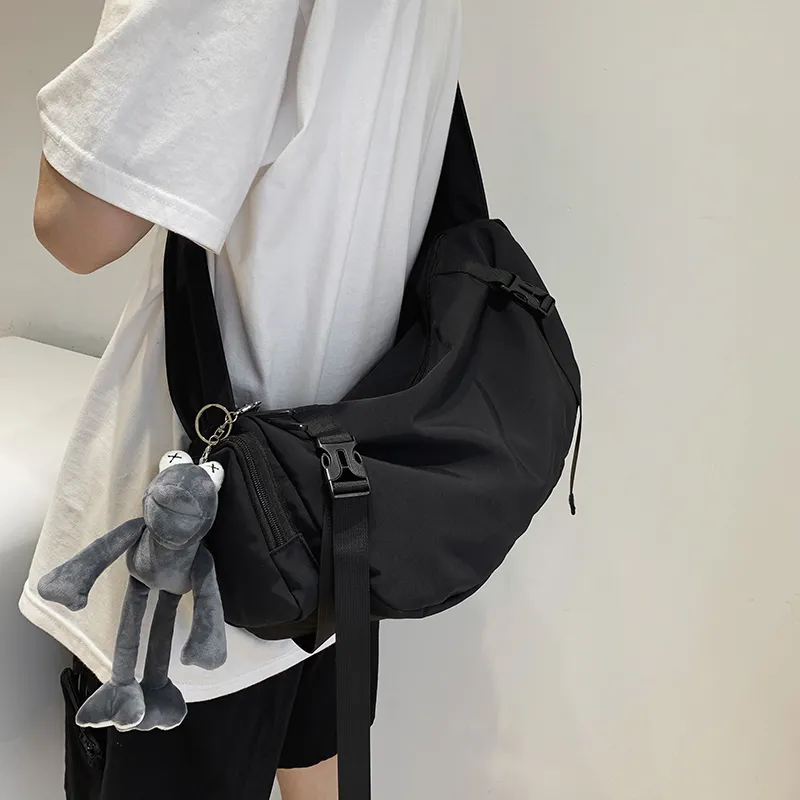 Japanese Style Tactical Sling Bag Men's Large Capacity Crossbody Backpack - 1