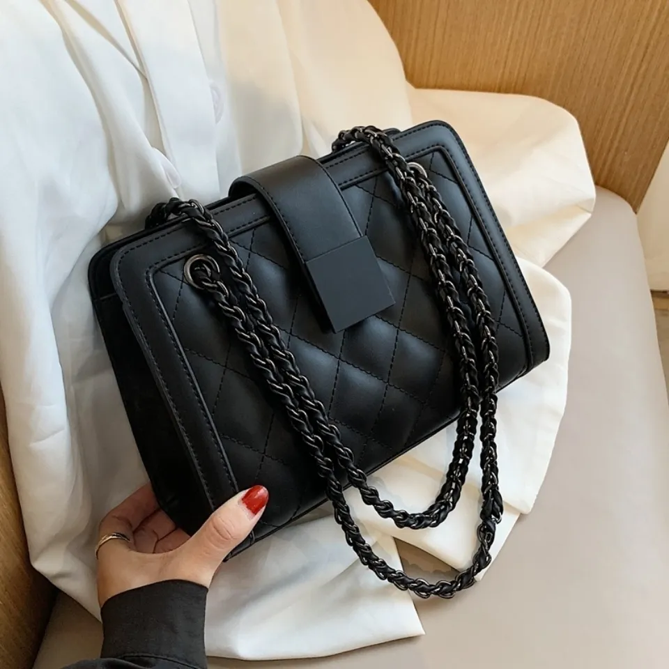 Chain Shoulder Bag 2025 New Fashion Women Crossbody Bag Underarm Purse - 1