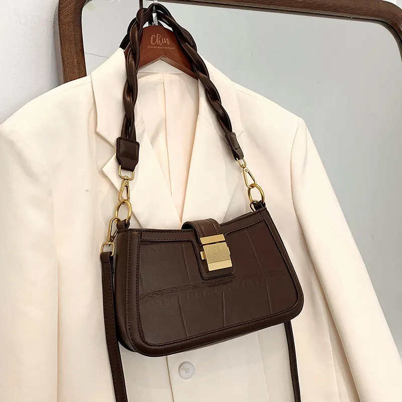 2025 Trendy Crossbody Bag for Women, Small PU Shoulder Bag with Embossed - 1