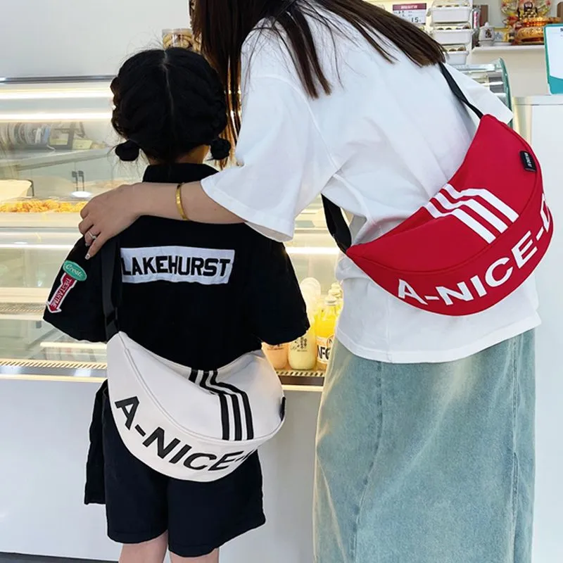 Kids Waist Bag Lightweight Crossbody Sling Backpack for Boys Girls - 2