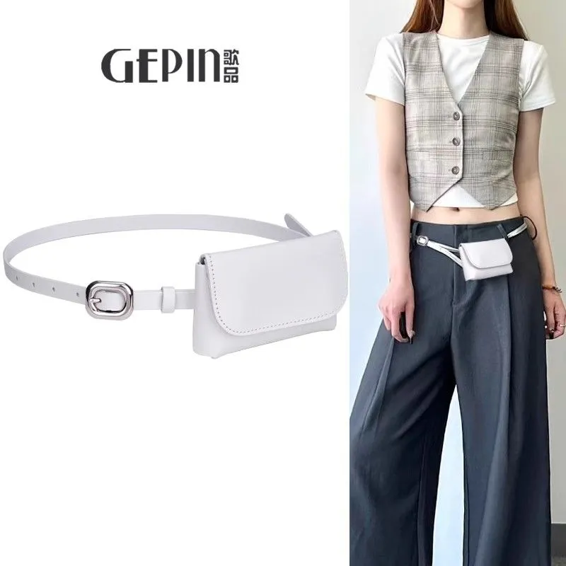 Red Waist Bag for Women, Crossbody Fanny Pack with Belt, 2025 New - 4