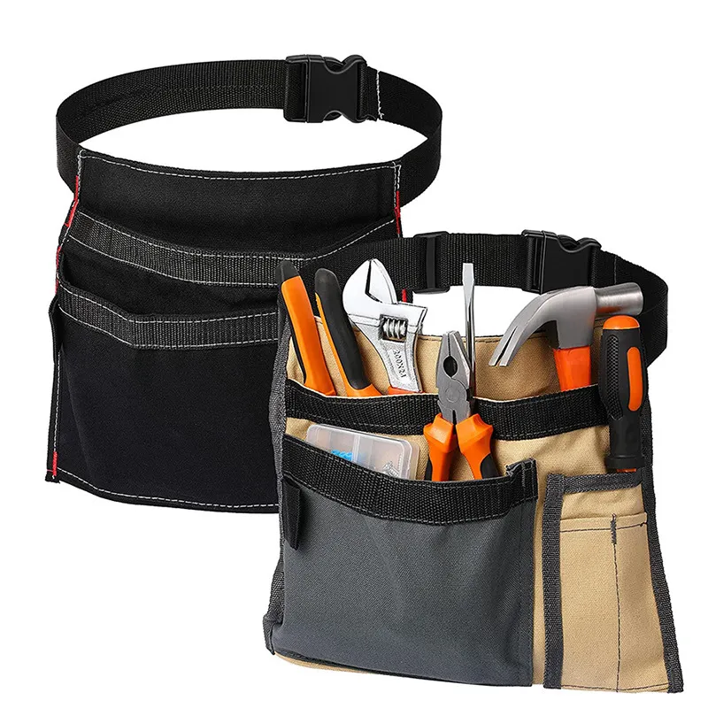 Durable Multi-Pocket Electrician Tool Pouch for Construction Work - 2