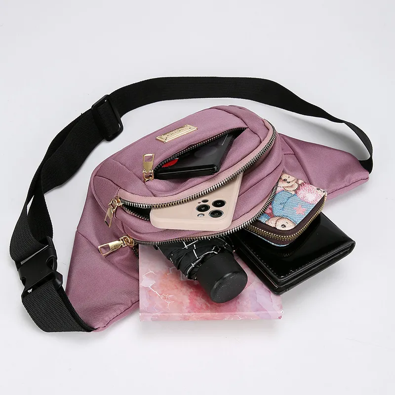 Women's Waist Bag Large Capacity Waterproof Travel Phone Wallet - 5