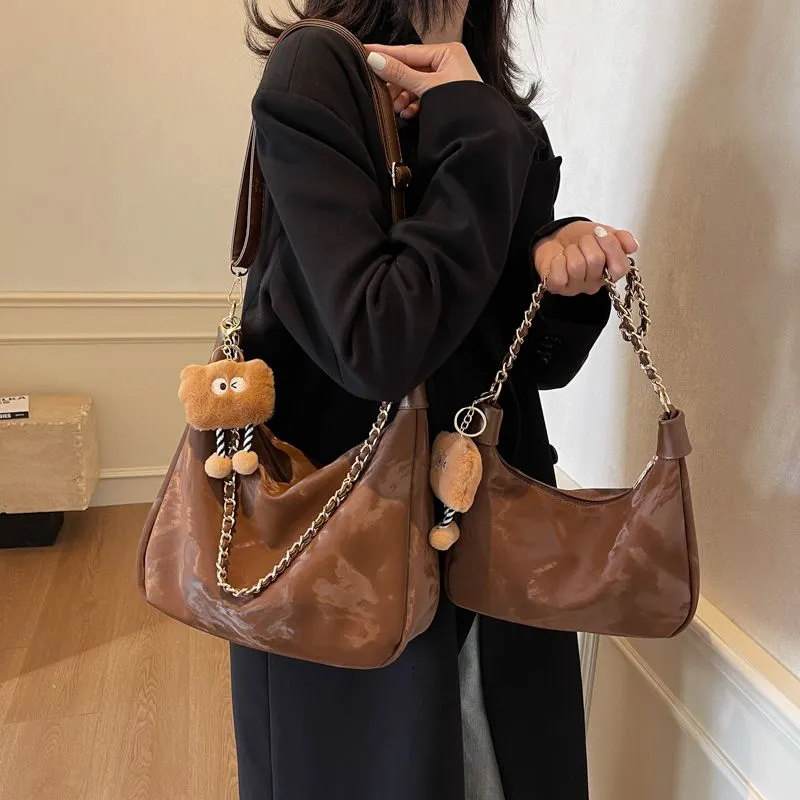 Stylish Tote Bag for Women Large Capacity Shoulder Bag Retro - 4