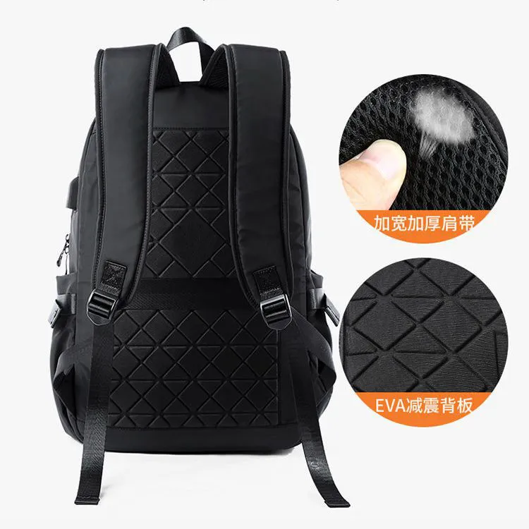 Men's Backpack Large Capacity Commuter Travel Daypack School Bag - 2